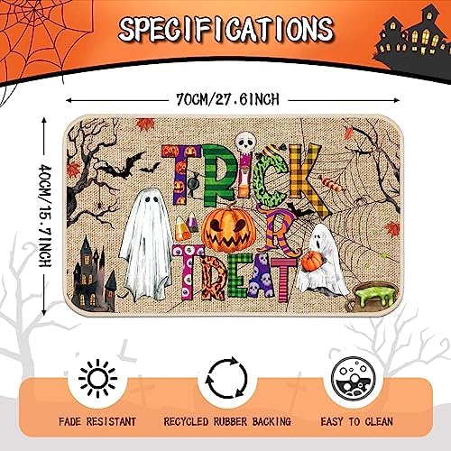 Ceenna Halloween Door Mat Welcome Mat for Front Door,Novelty