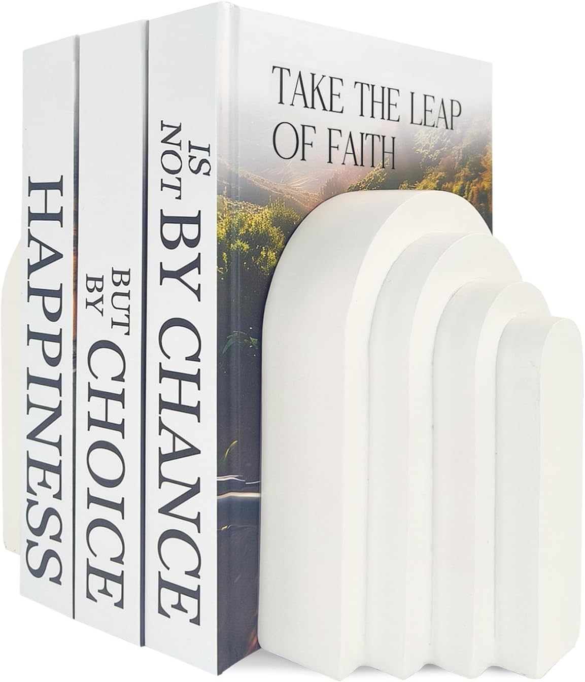 Book Stopper / Heavy Duty Book end / Cream White
