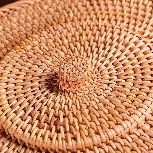 Hand-woven Basket Primary Colours Simple retro Rattan Storage Boxes / Small