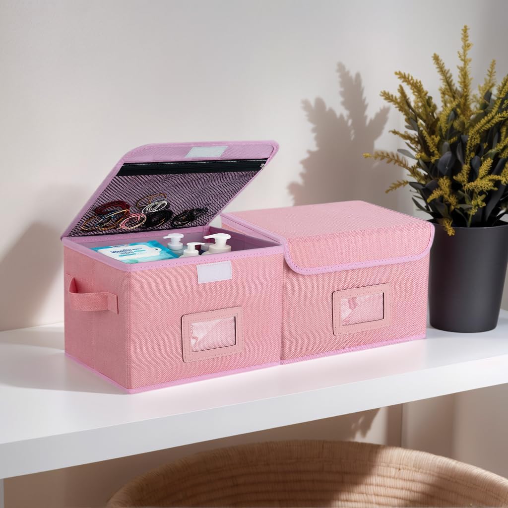 Storage Basket / Organizer Container / Pink
