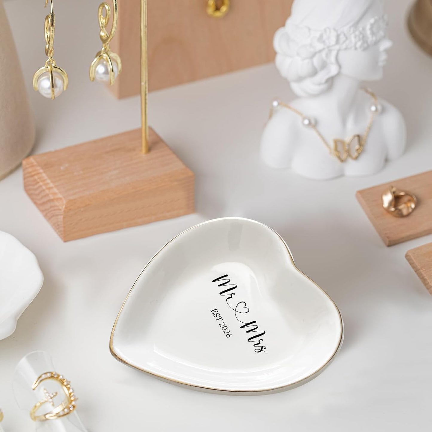 Mr & Mrs EST 2026 Jewelry Tray / Mr Mrs EST 2026