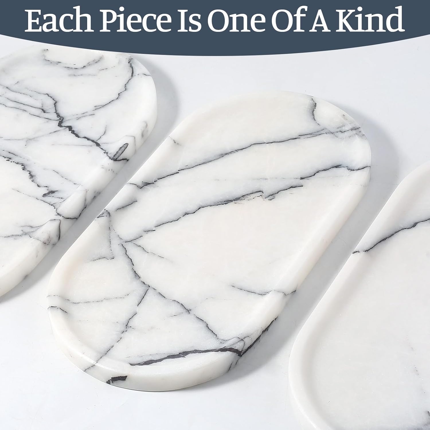 Candles / Marble Tray / Milas Lilac / 12 x 6 x 0.8 / Natural