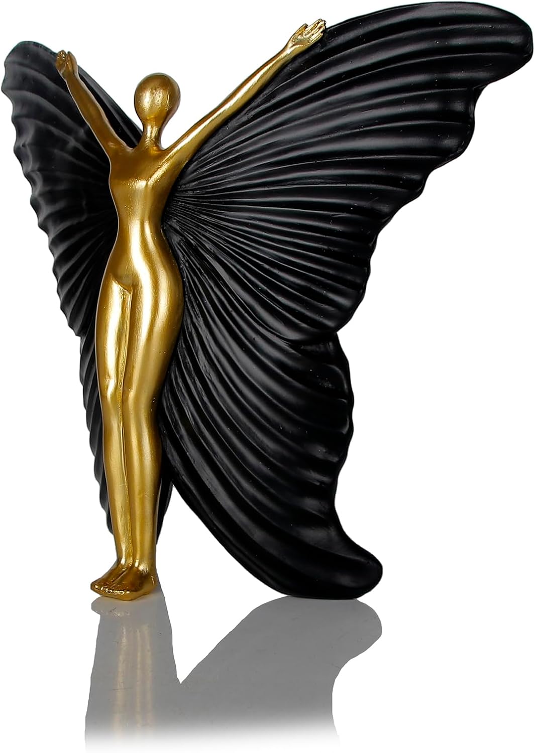 Fairy Butterfly Statue Collectible Figurines / Black
