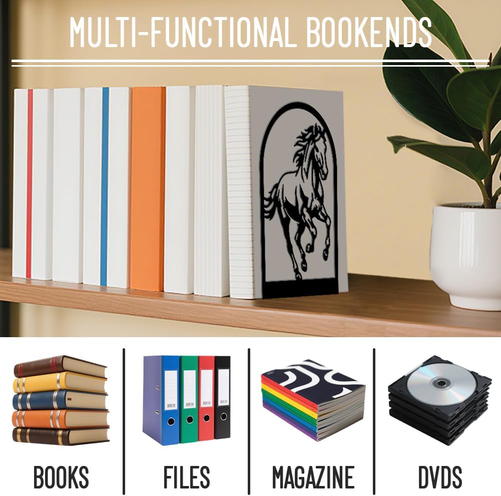 Modern Bookend Stopper / Galloping Horse