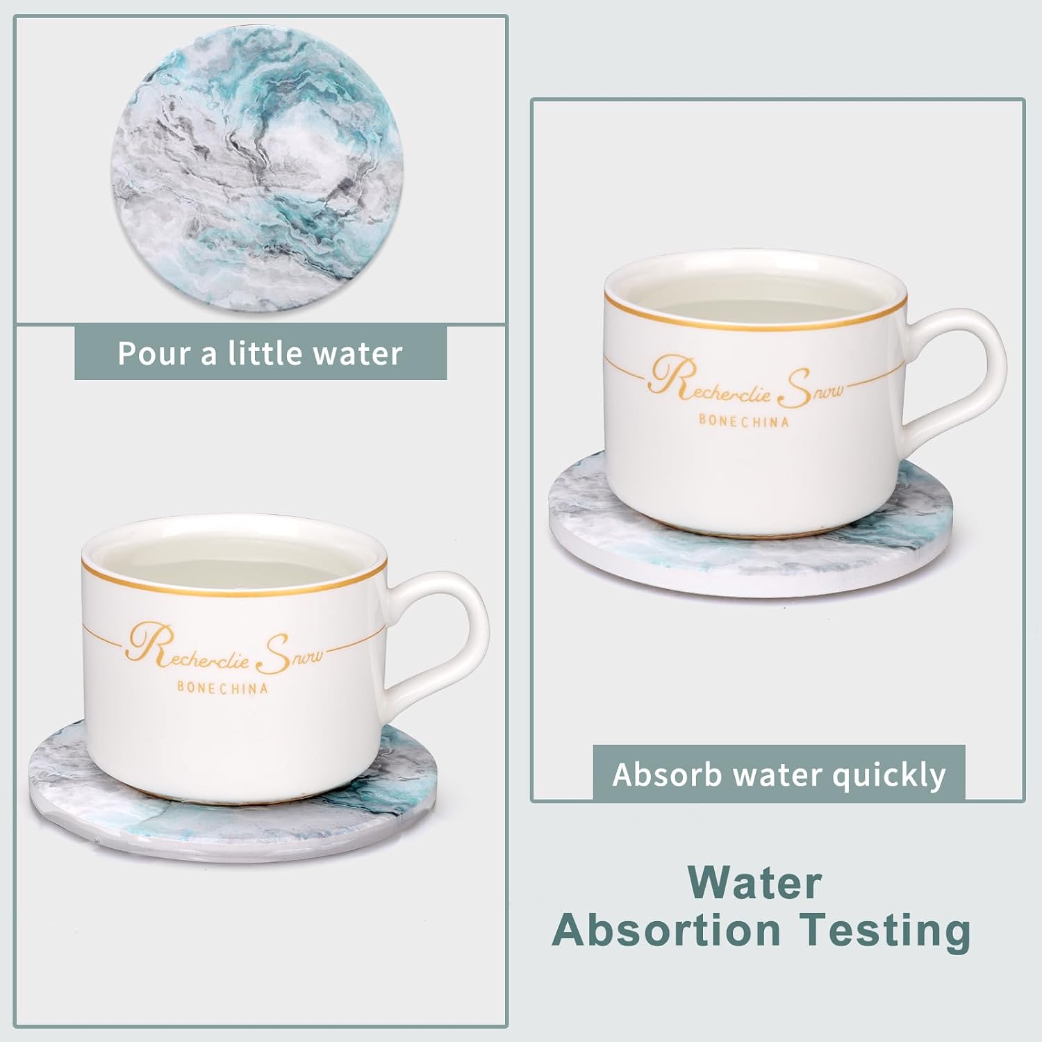 Holders / Coasters / Blue-02 / Set of 6