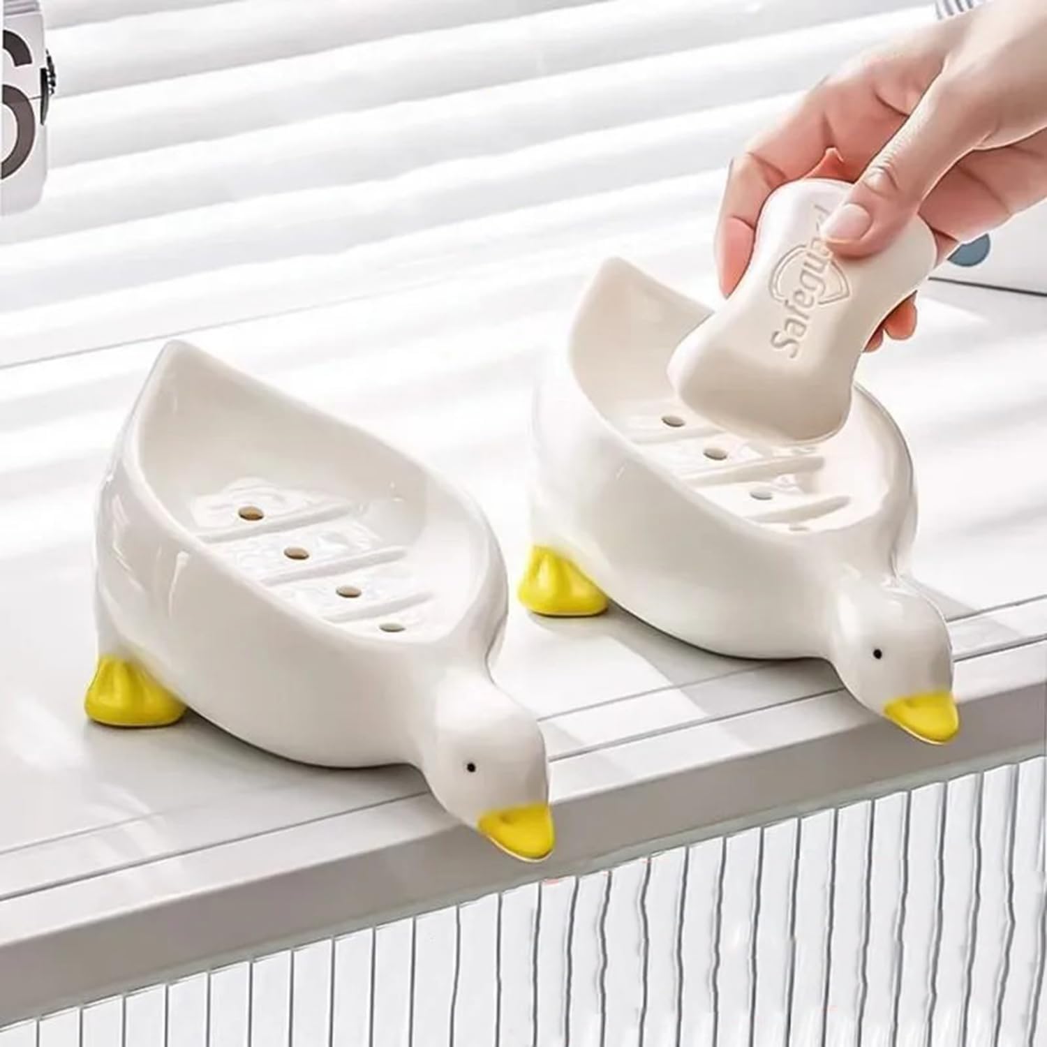 Ceramic Soap Holder / Duck Ceramic Soap Dish