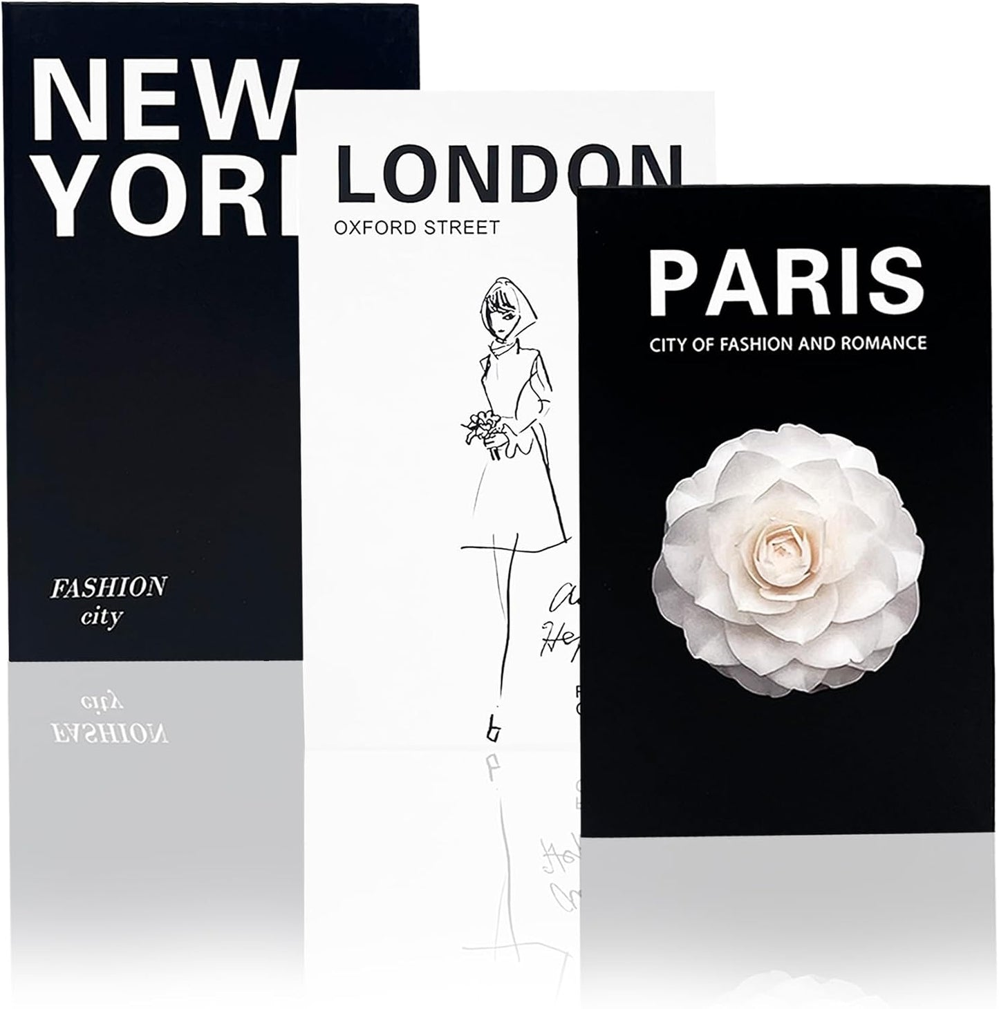Modern and Fashionable Minimalist Decoration Books / Set of 3