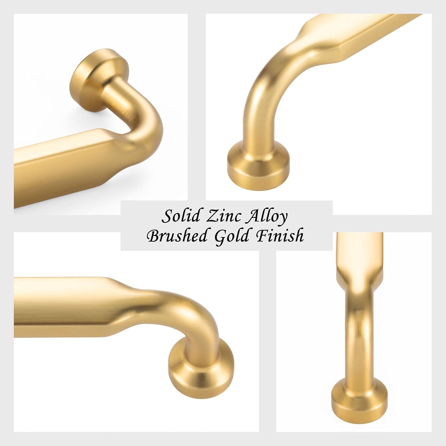3-3/ Hole Centers / 3-3/4" Hole Centers / Classic / Brushed Gold / 4 Inch