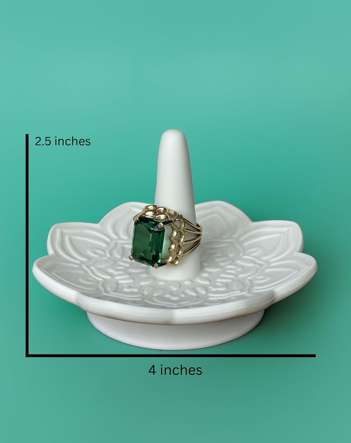 Silicone Ring Holder Dish/Trinket Tray / Sage