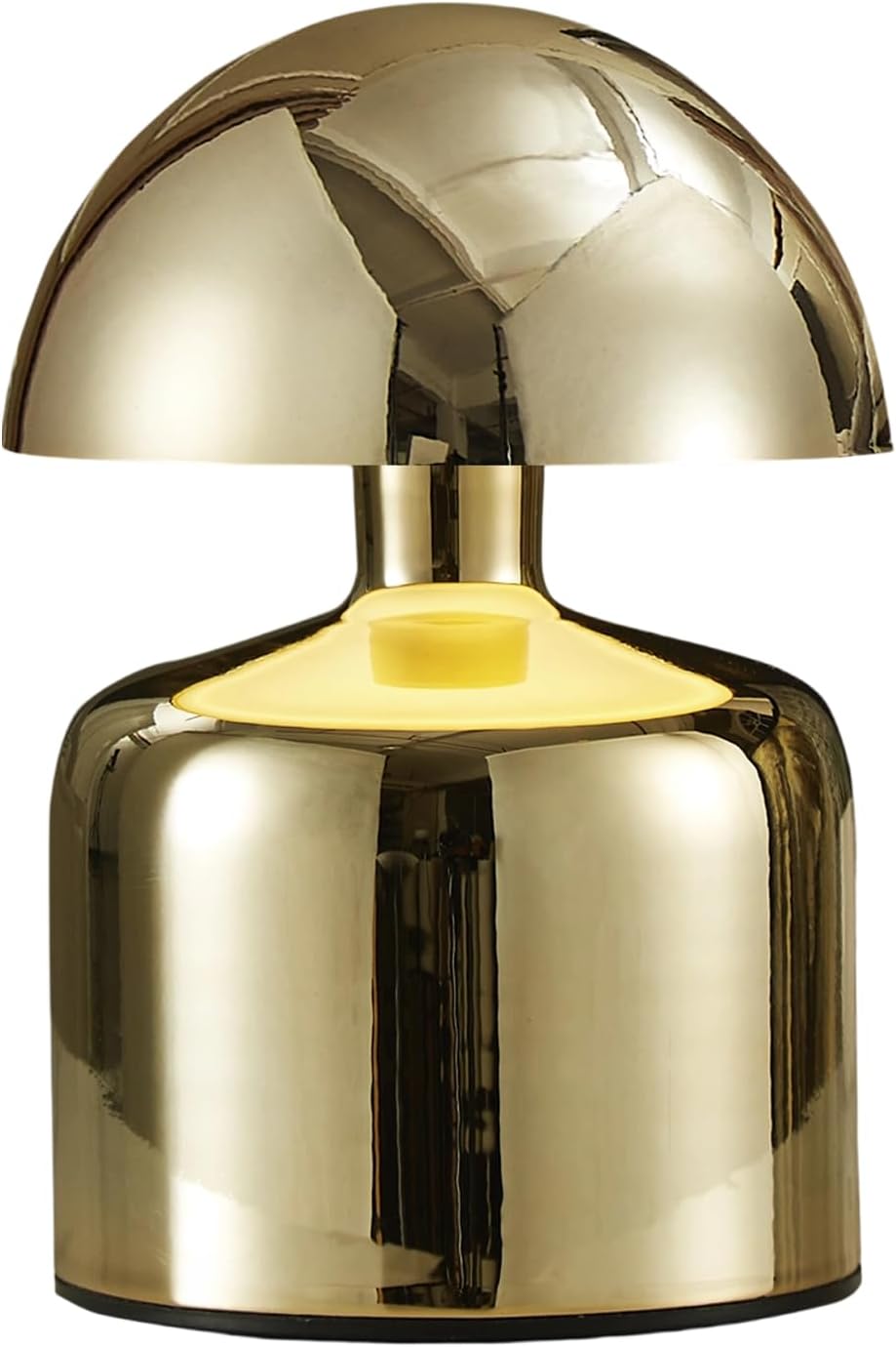 SAIWEYA Modern Cordless Mushroom Small Table Lamp, Dimmable Touch Battery | 3-Way Dimmable, Mini Rechargeable LED Desk