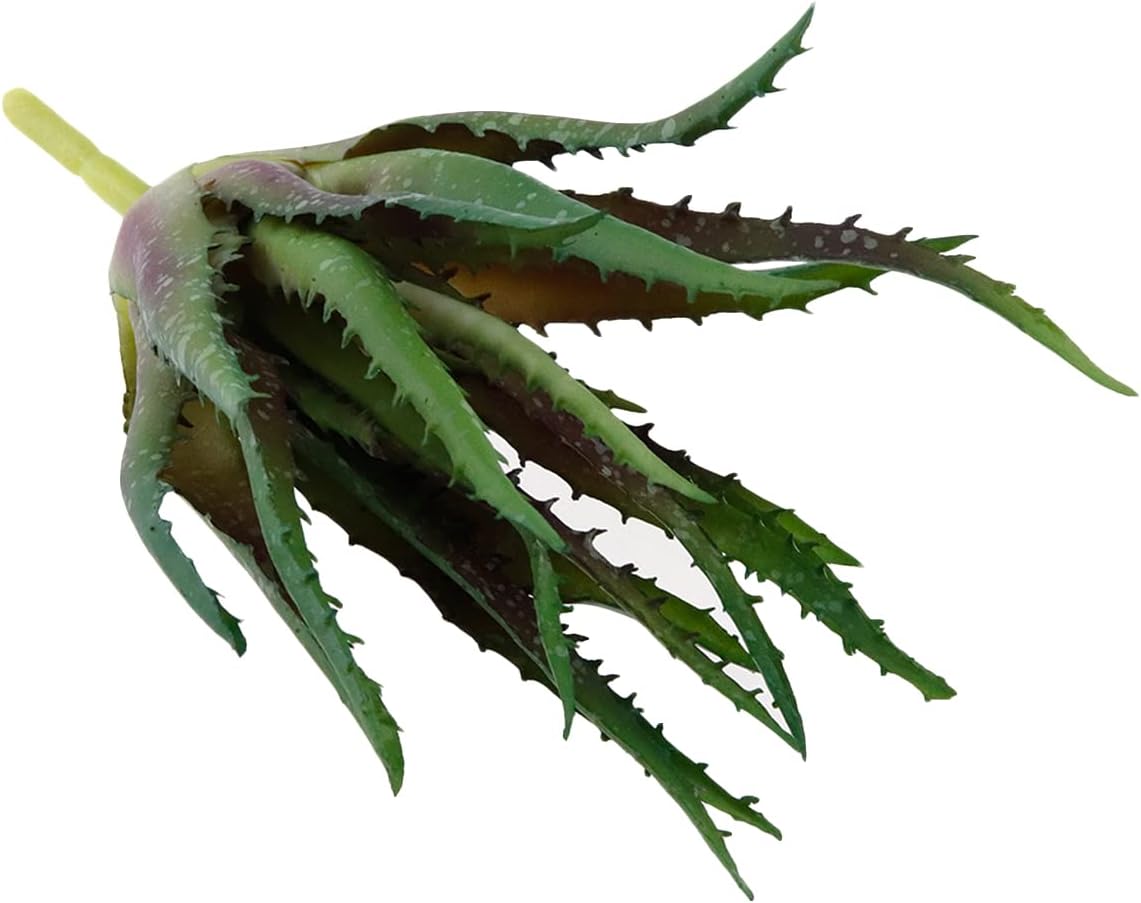 1 Piece Fake Succulent Plant Artificial Succulent Aloe Plant Realistic Texture Plastic / Green, Red
