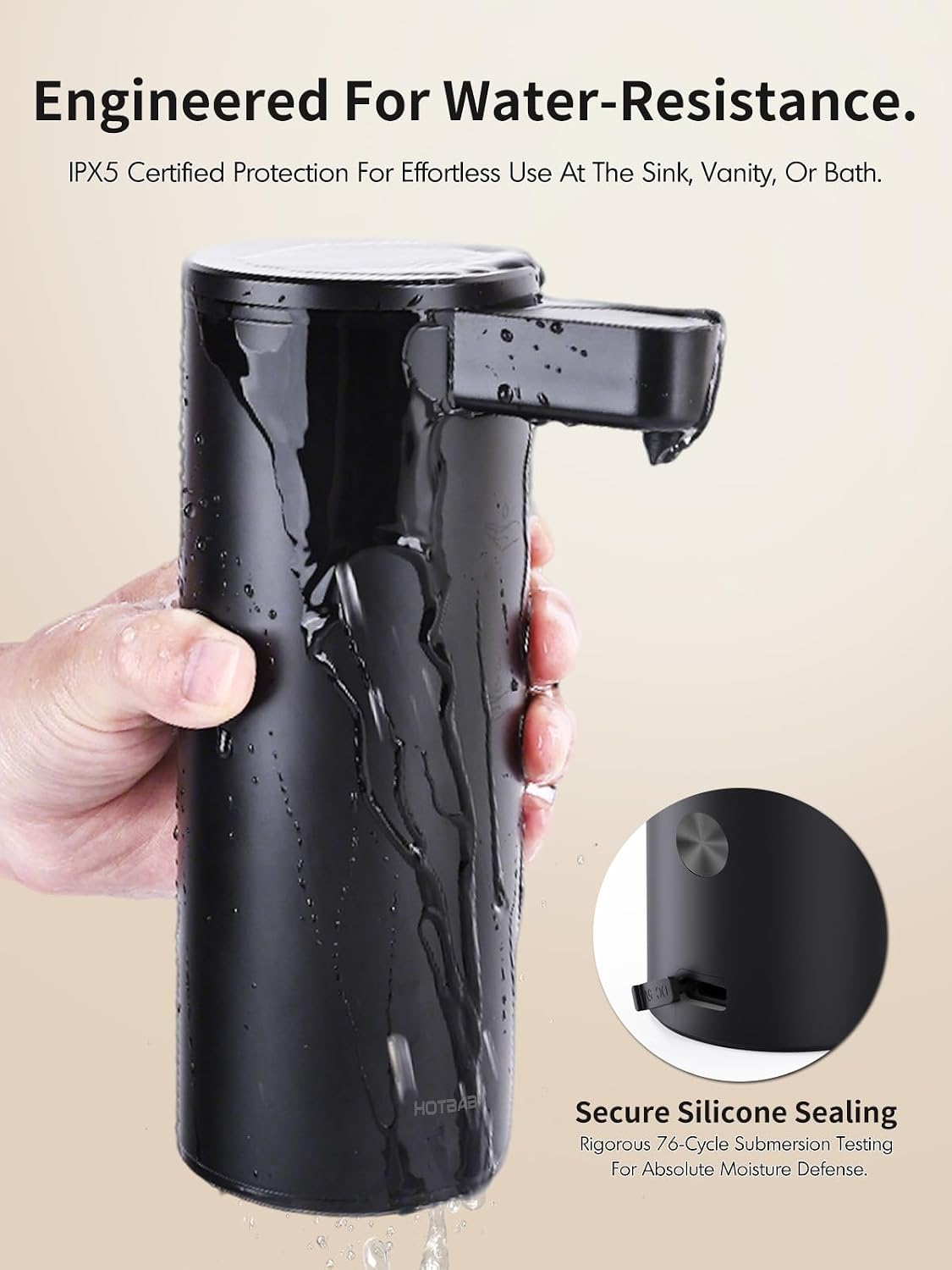 Automatic Liquid Soap Dispenser Touchless: Liquid Hand Soap Dispenser Stainless Steel - Free Touch Electric Soap