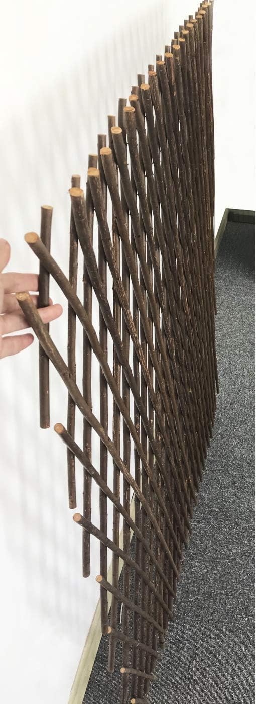 Sumery Nature Willow Trellis Expandable Plant Support Plant Climbing Lattices Trellis Willow Expandable Trellis Fence