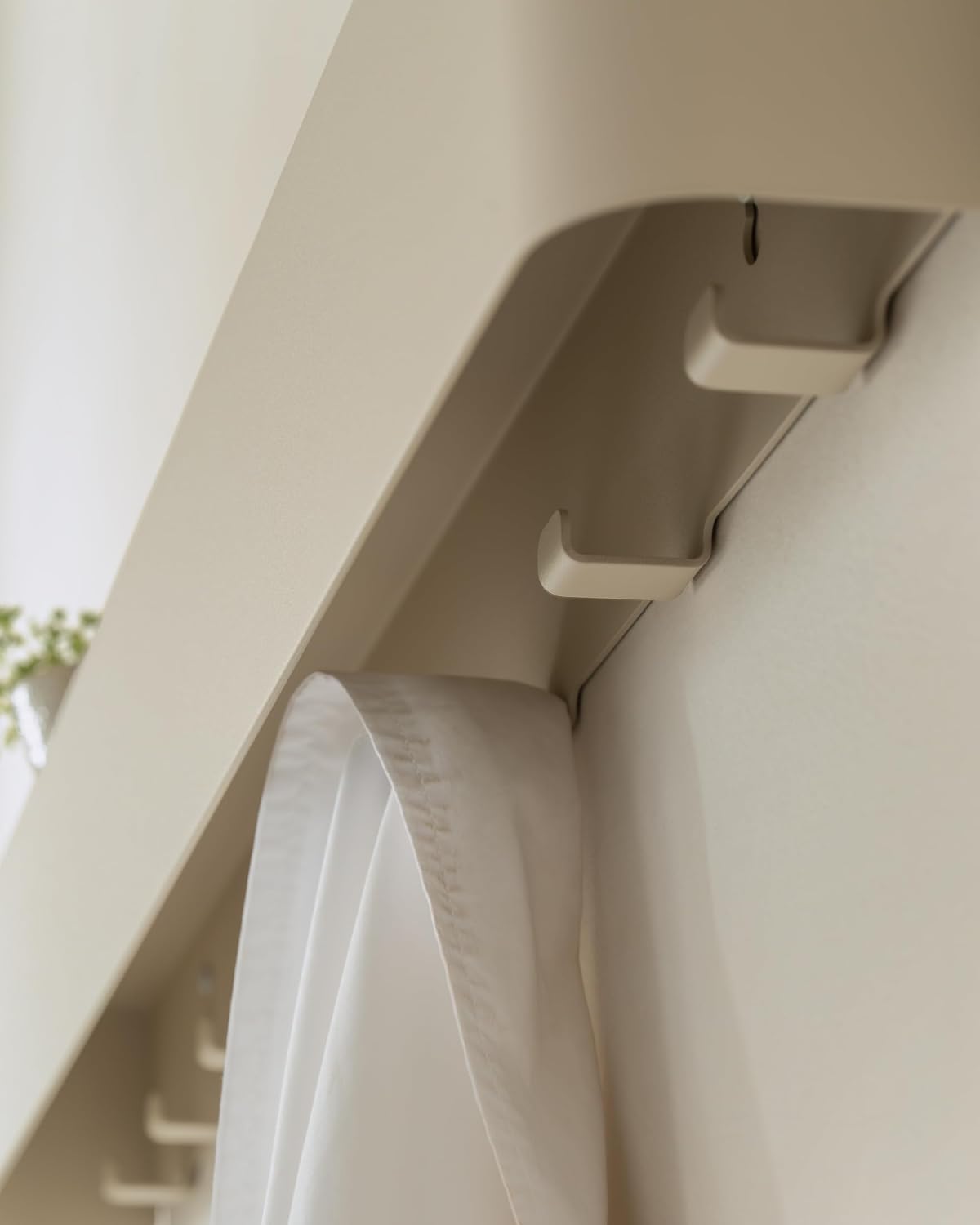 Kazai. Coat Rack Wall Mount with Shelf 'Tone' | Modern Design Coat Hanger with Hidden Hooks and Storage | Hat Rack with