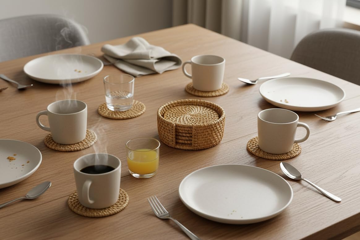 Holder / Boho Table Decor / Natural / Set of 6
