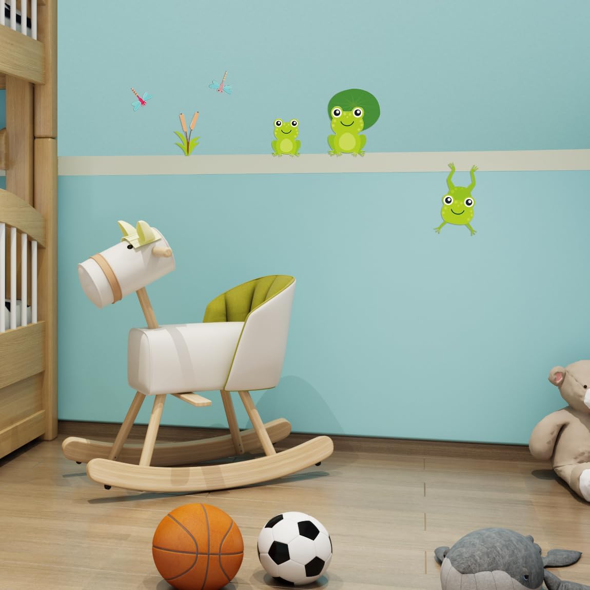 x Peel and Stick Wallpaper Border / 3 x 600 / Sage Green