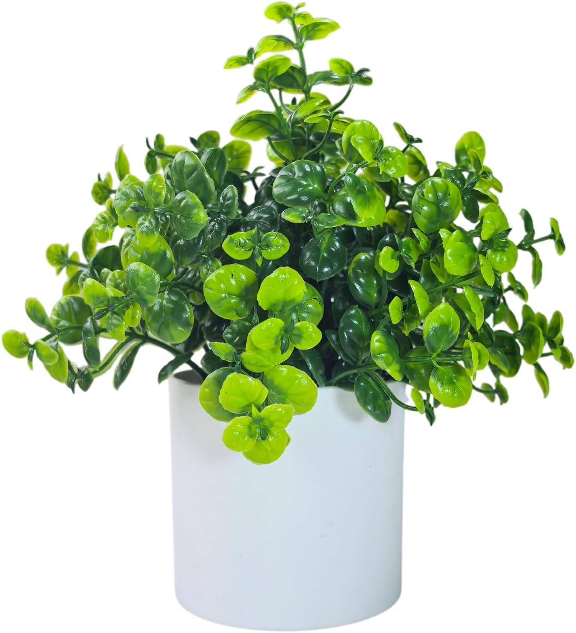 Small Fake Plants Artificial Potted Plants Faux House Plants Mini Pot Plastic / 3# / Set of 4