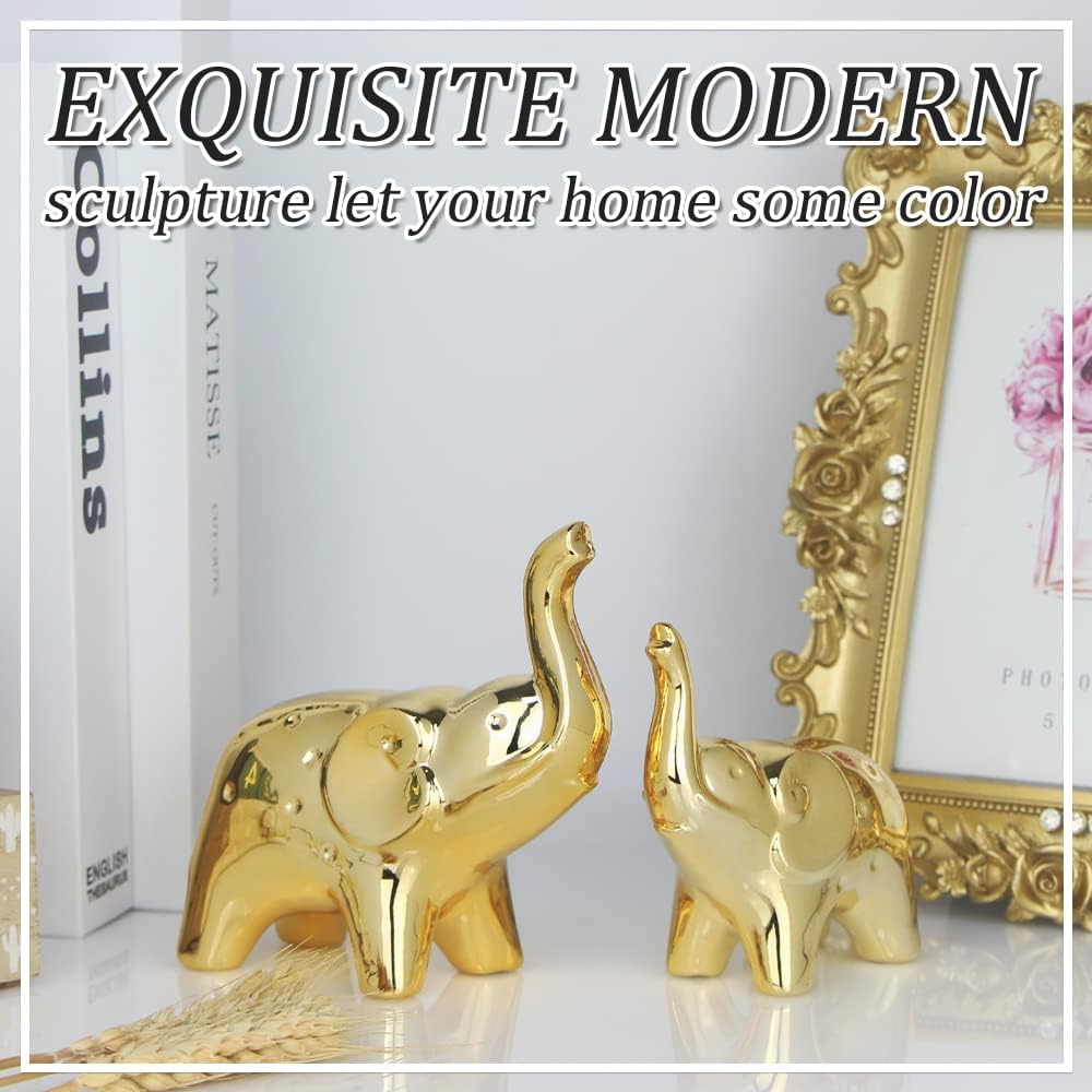 Modern Style Figurines / Gold