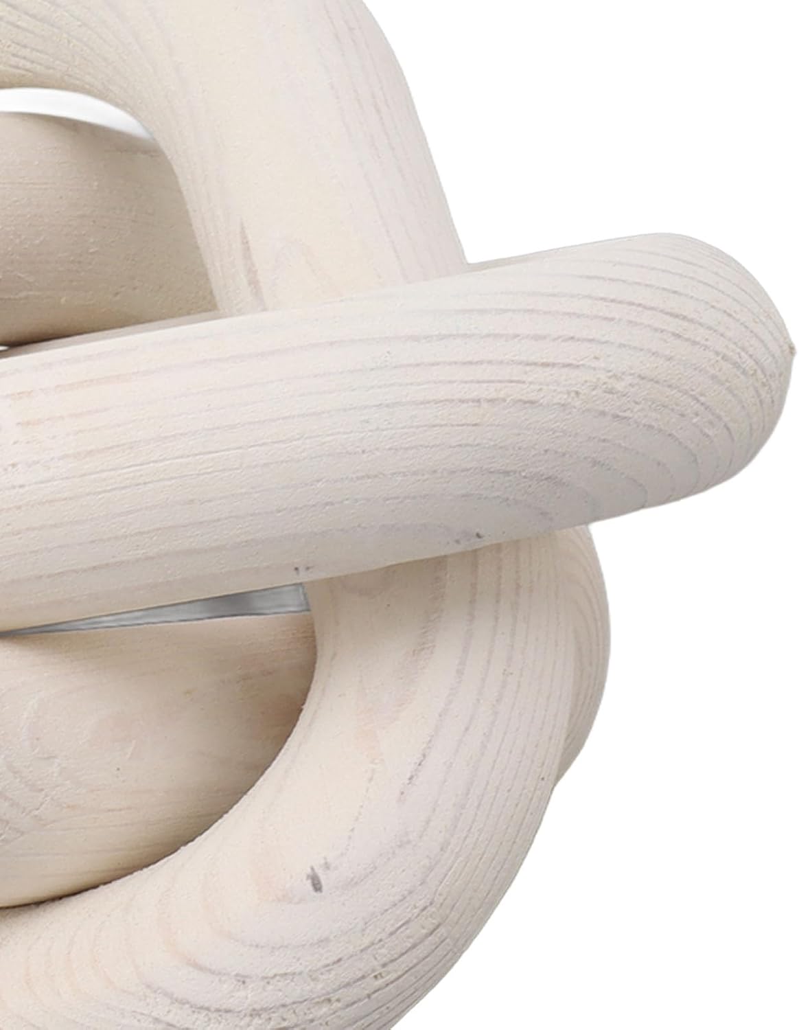 Wood Knot Decor / White