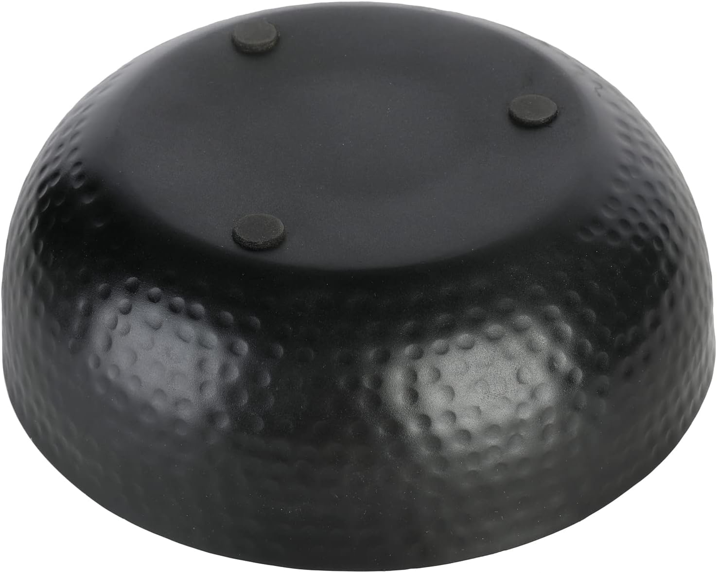 Metal Hammered Decorative Bowl / Black