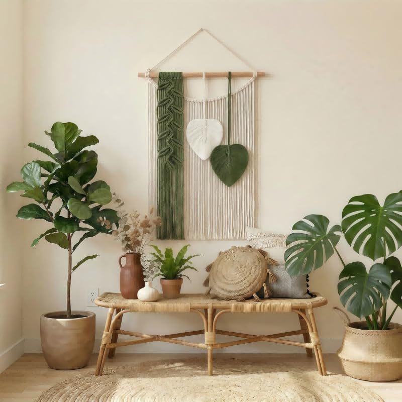 Modern Wall Art / Vertical Leaf