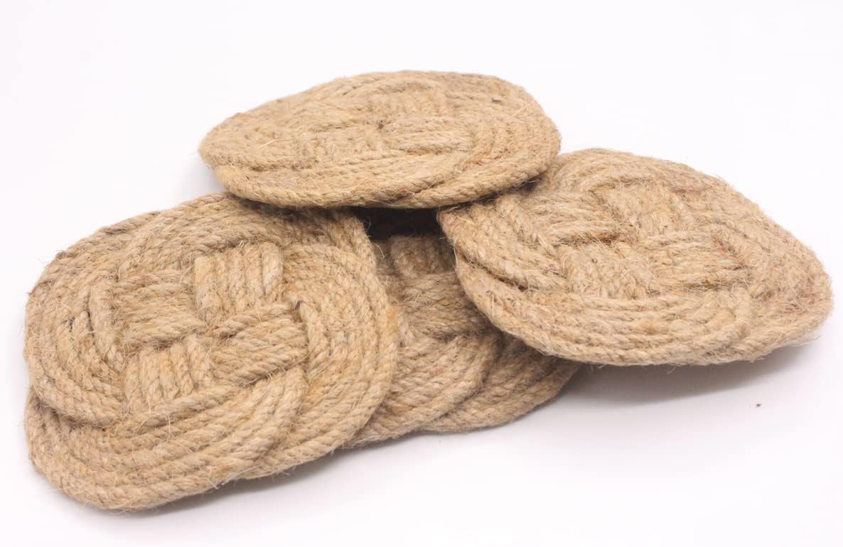 Wooden Box Holder / Beige / Set of 4
