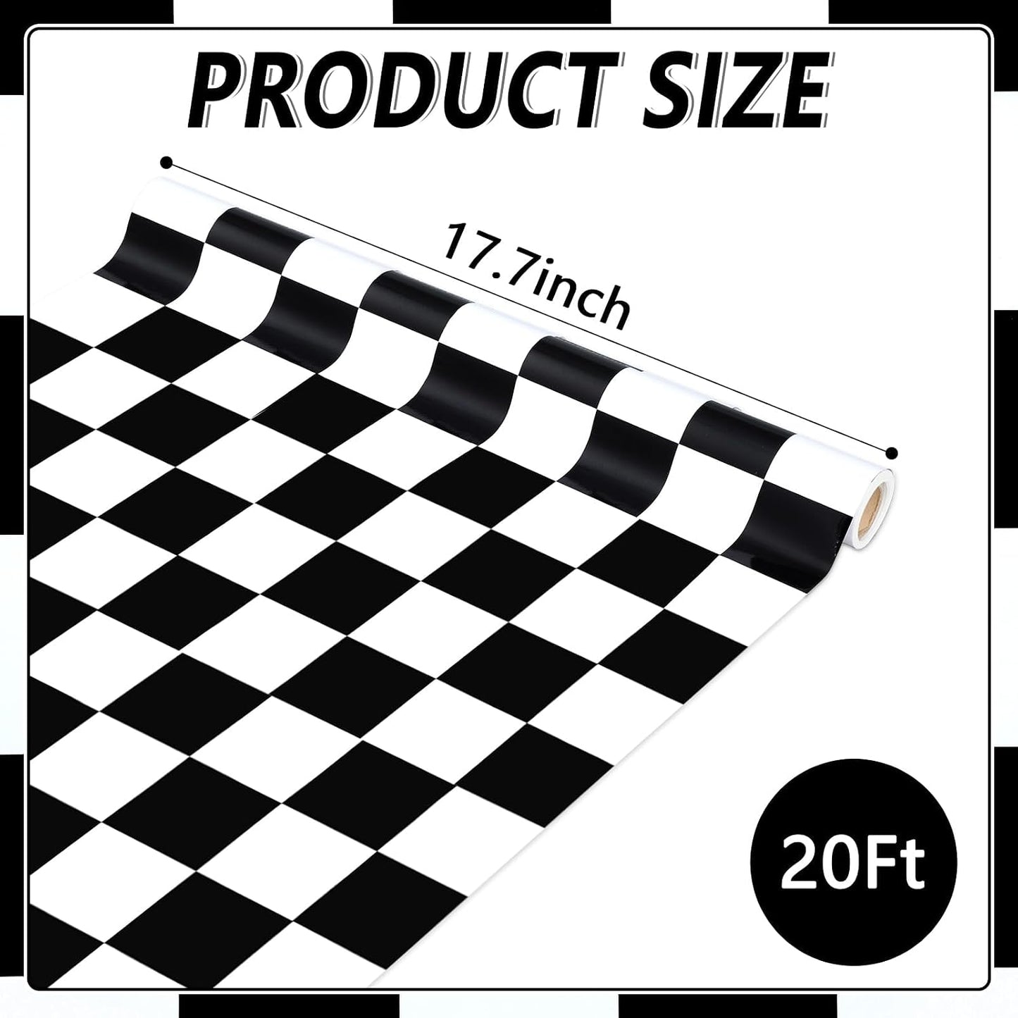 Black White Checkered Bulletin Board Paper Roll Black Plaid Bulletin Board / Black Checkered