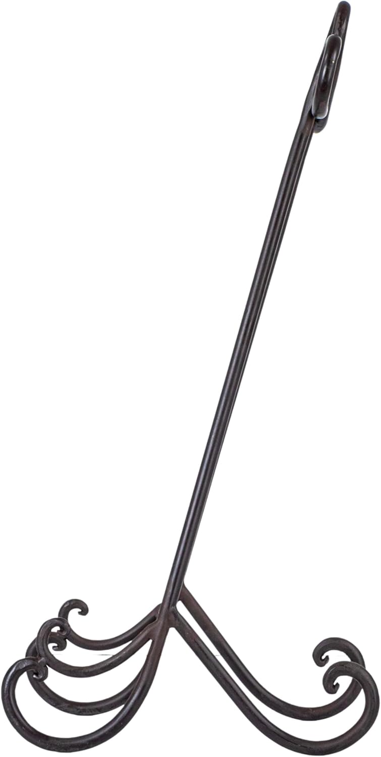 Creative Co-Op DE1159 Grey Metal Easel 24 Inch High