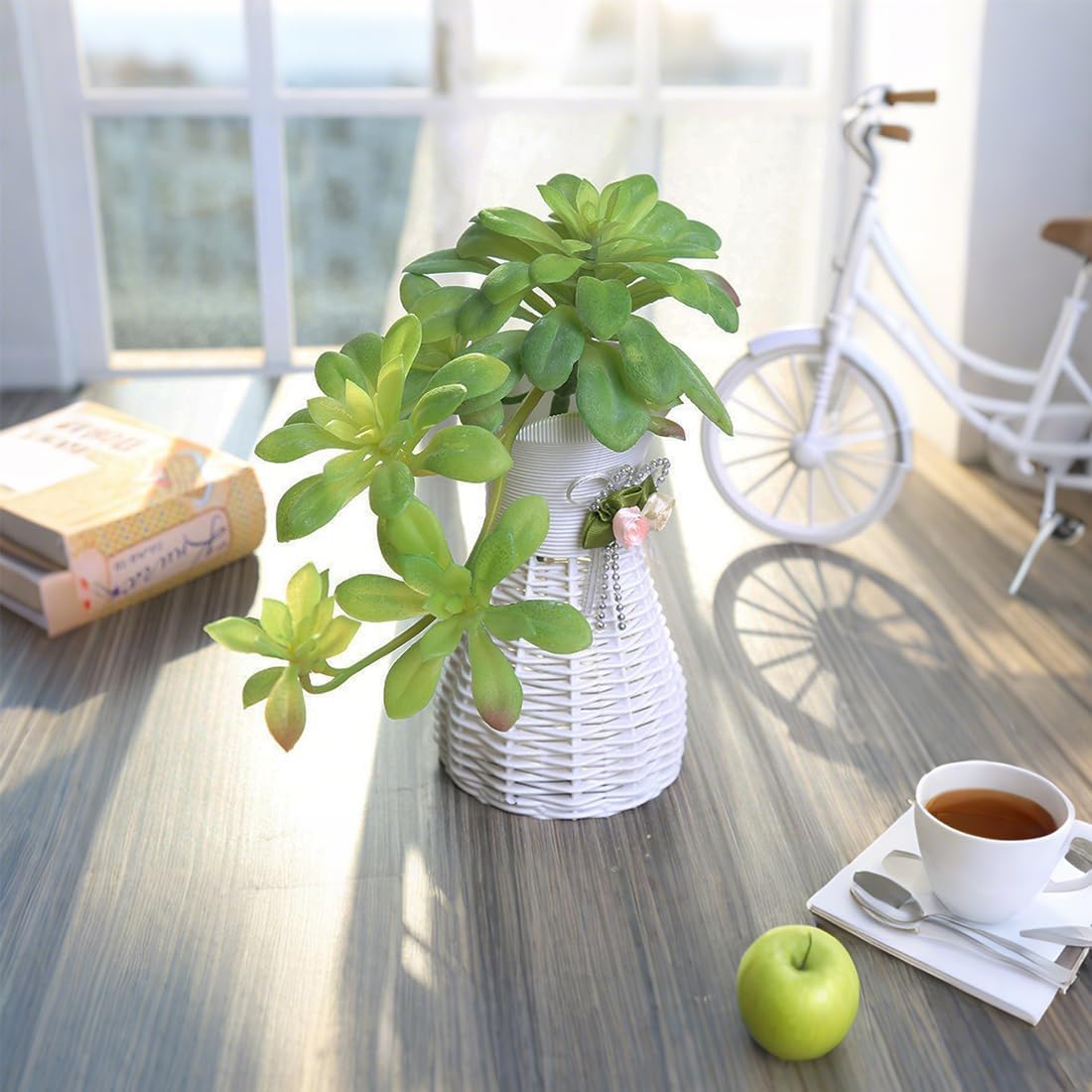 Artificial Succulent Plants / Green / Set of 2