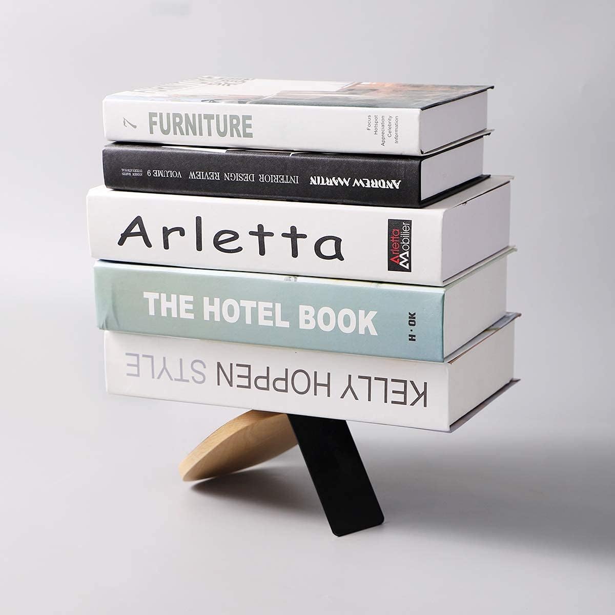 Wooden Book Stopper / Oval / Beech-1 Pair