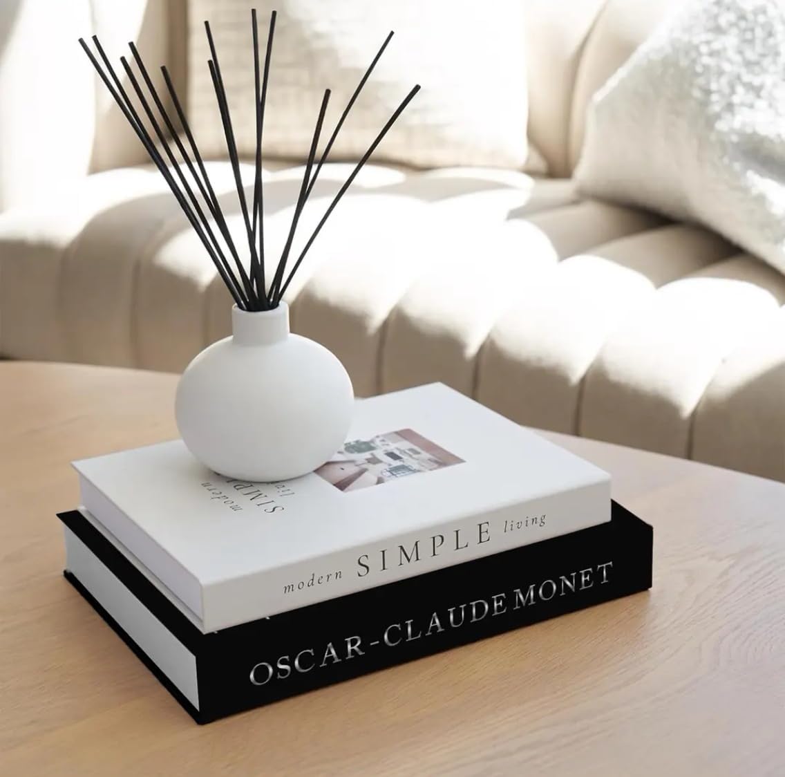 Modern Minimalist Faux Book / E2 / Set of 2