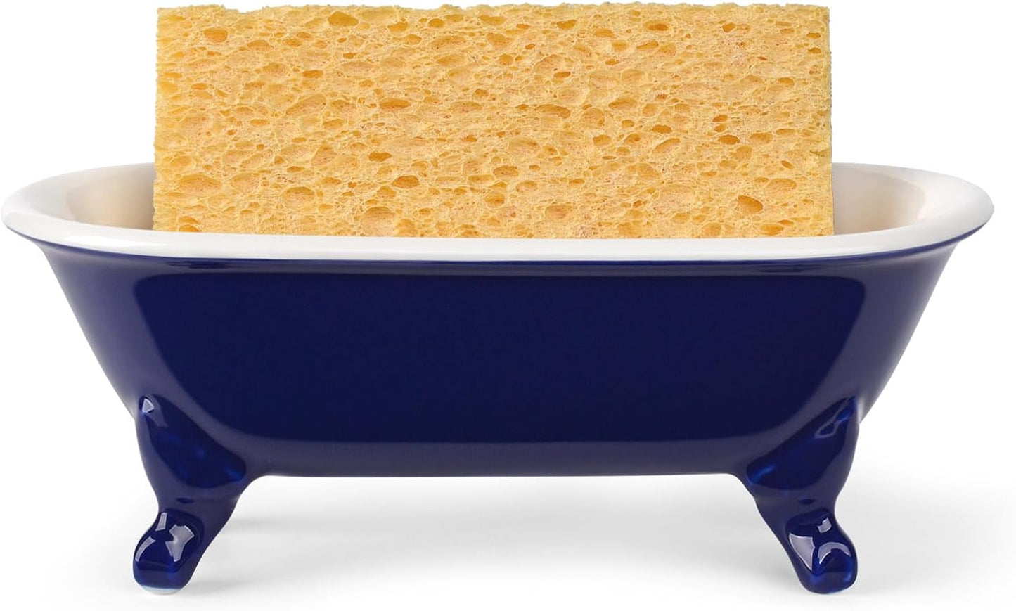 Kitchen Sponge Holder and Shower Tray / Navy Blue