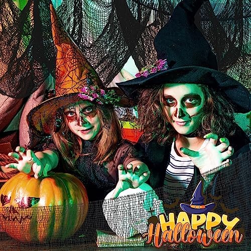 Riare 6pcs Halloween Creepy Cloths, Halloween Fabric Yard Outdoor Decor