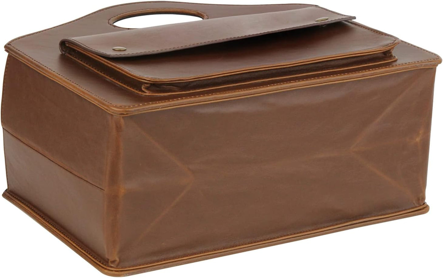 HofferRuffer Magazine Basket Holder, Foldable Magazine Rack, Document File Holder Organizer, File Folder, Newspaper