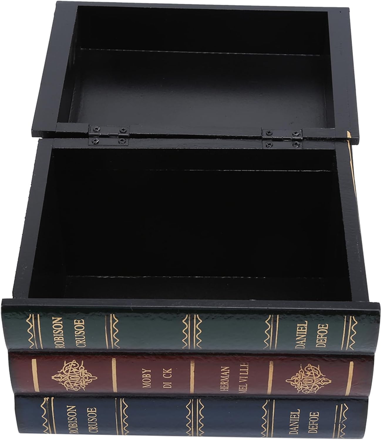Wooden Book Shaped Storage Box / A