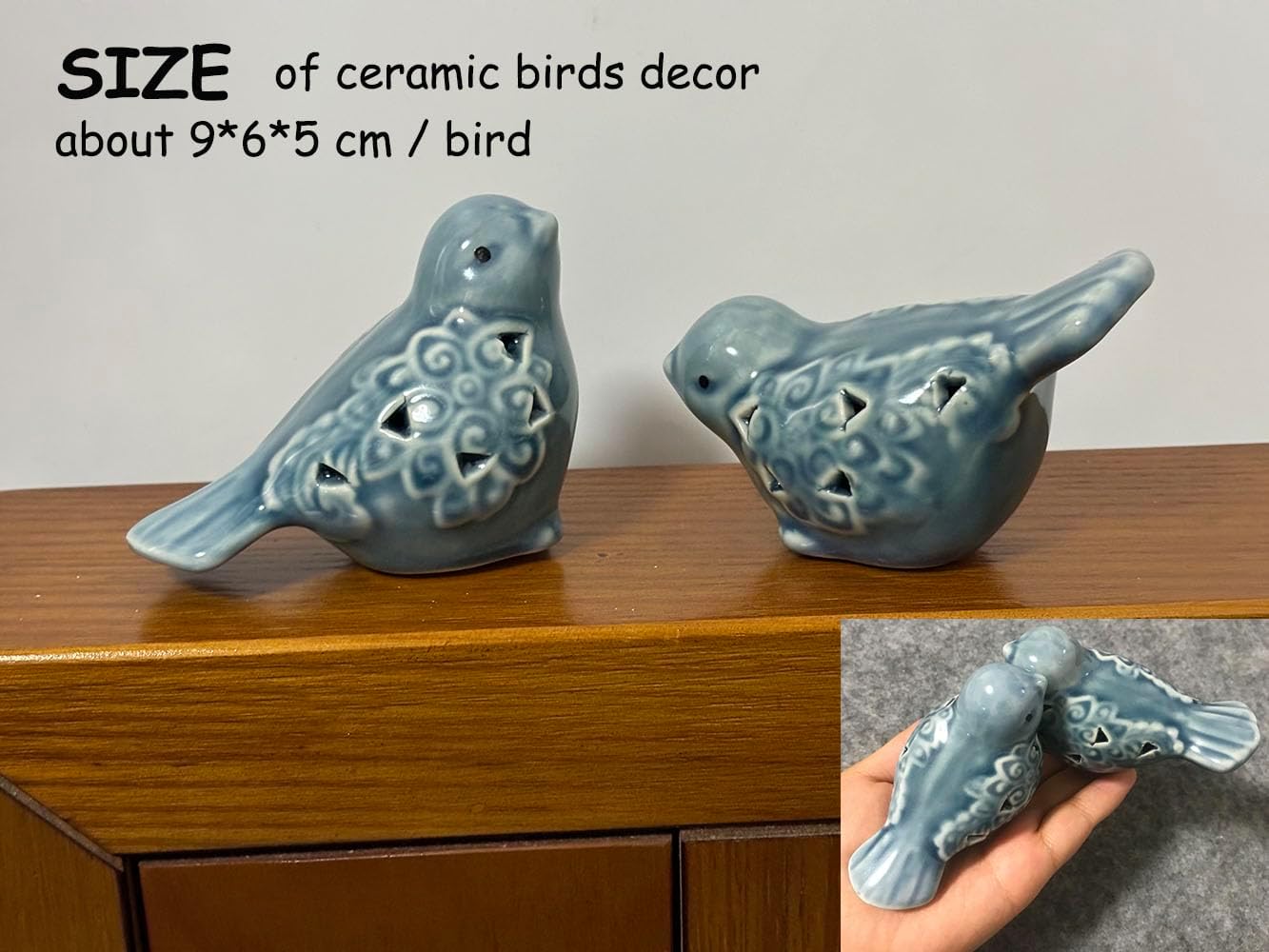 Ceramic Bird Statues / Birds