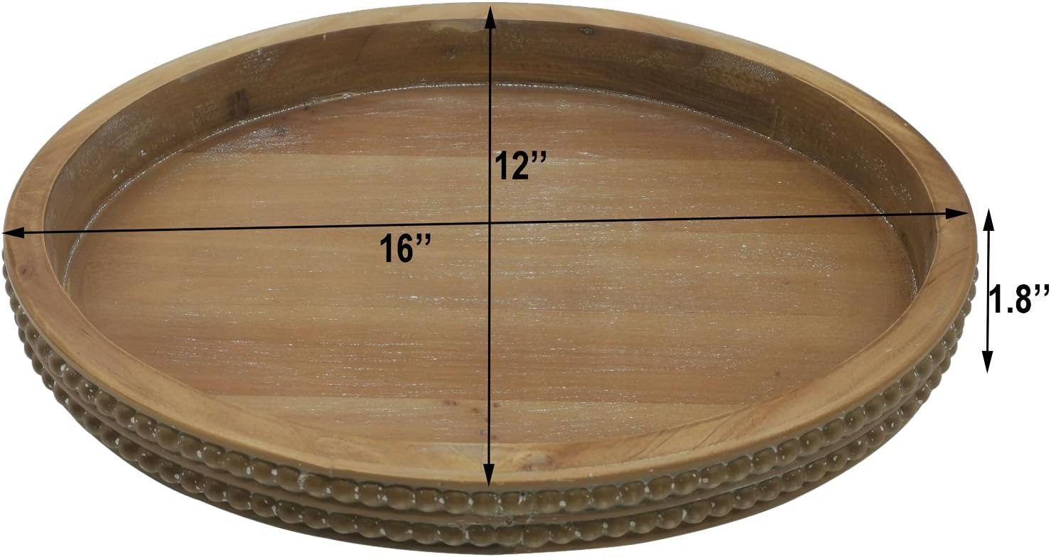 Oval Wooden Tray / Brown