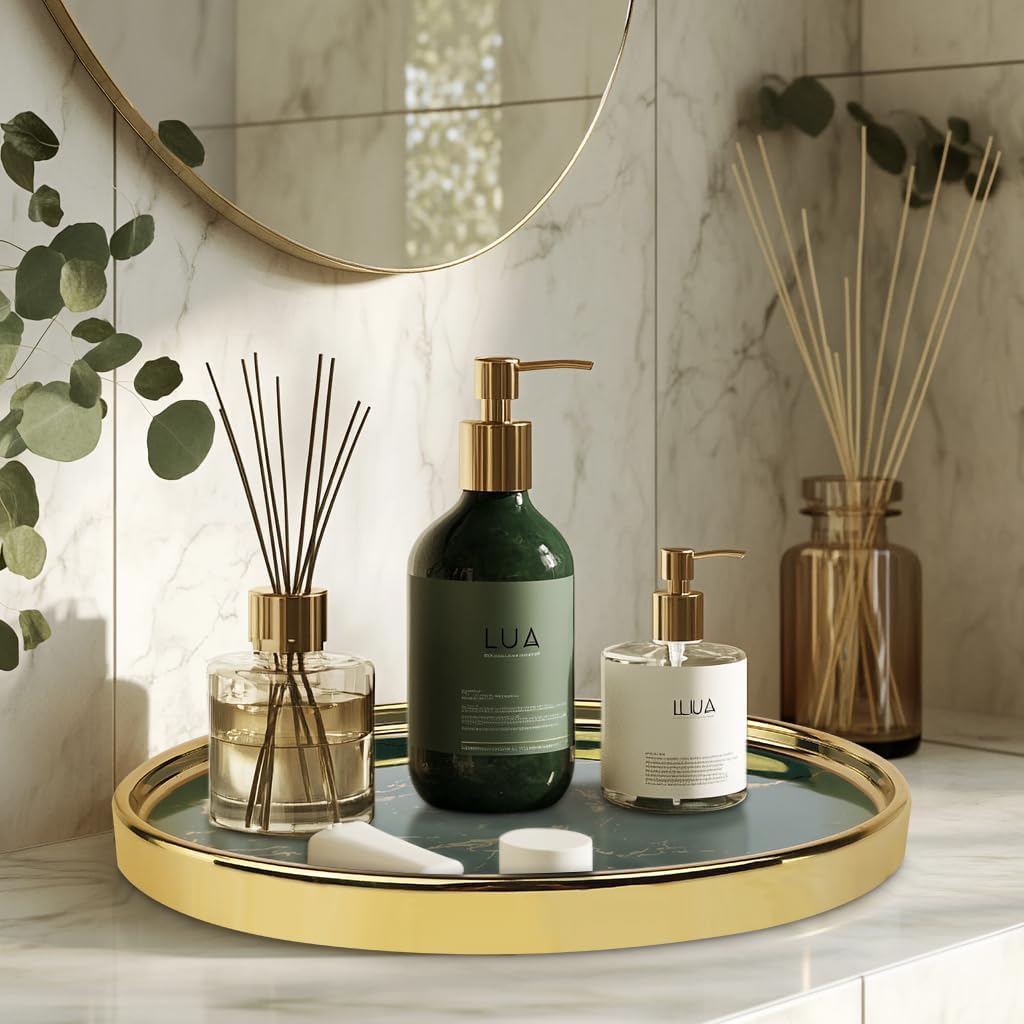 Ceramic Vanity Tray / Green / 10.2