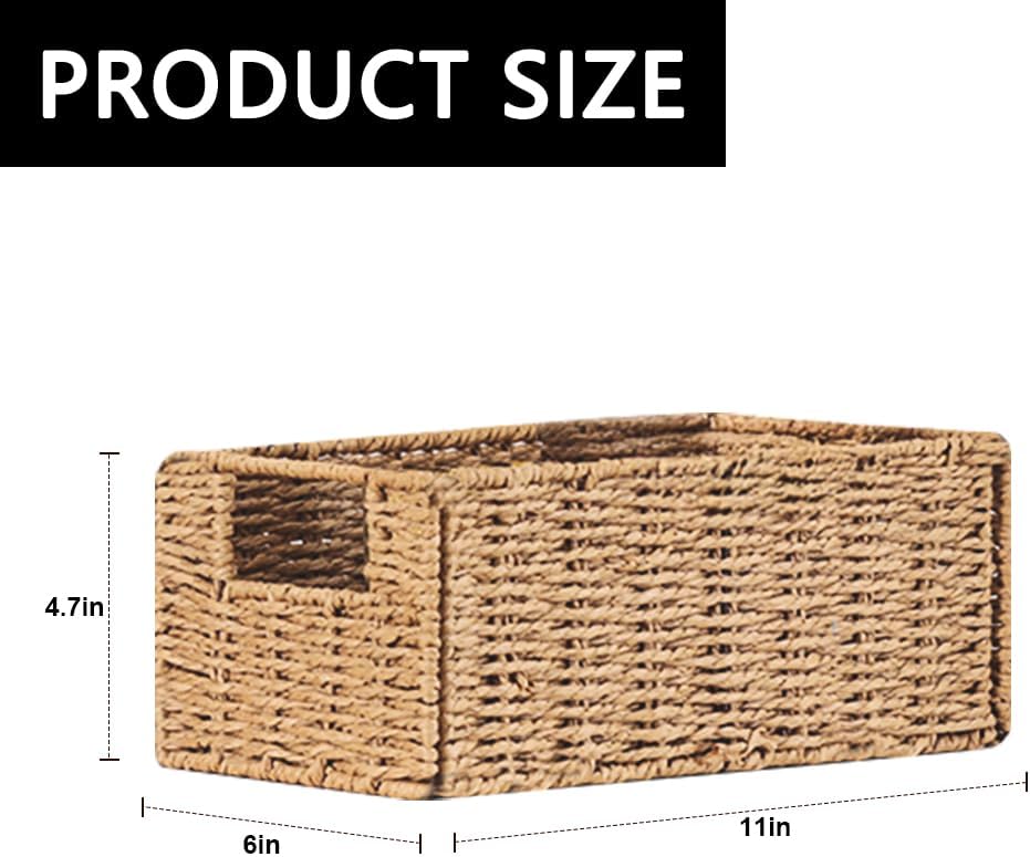 Small Wicker Baskets / Beige / Set of 6