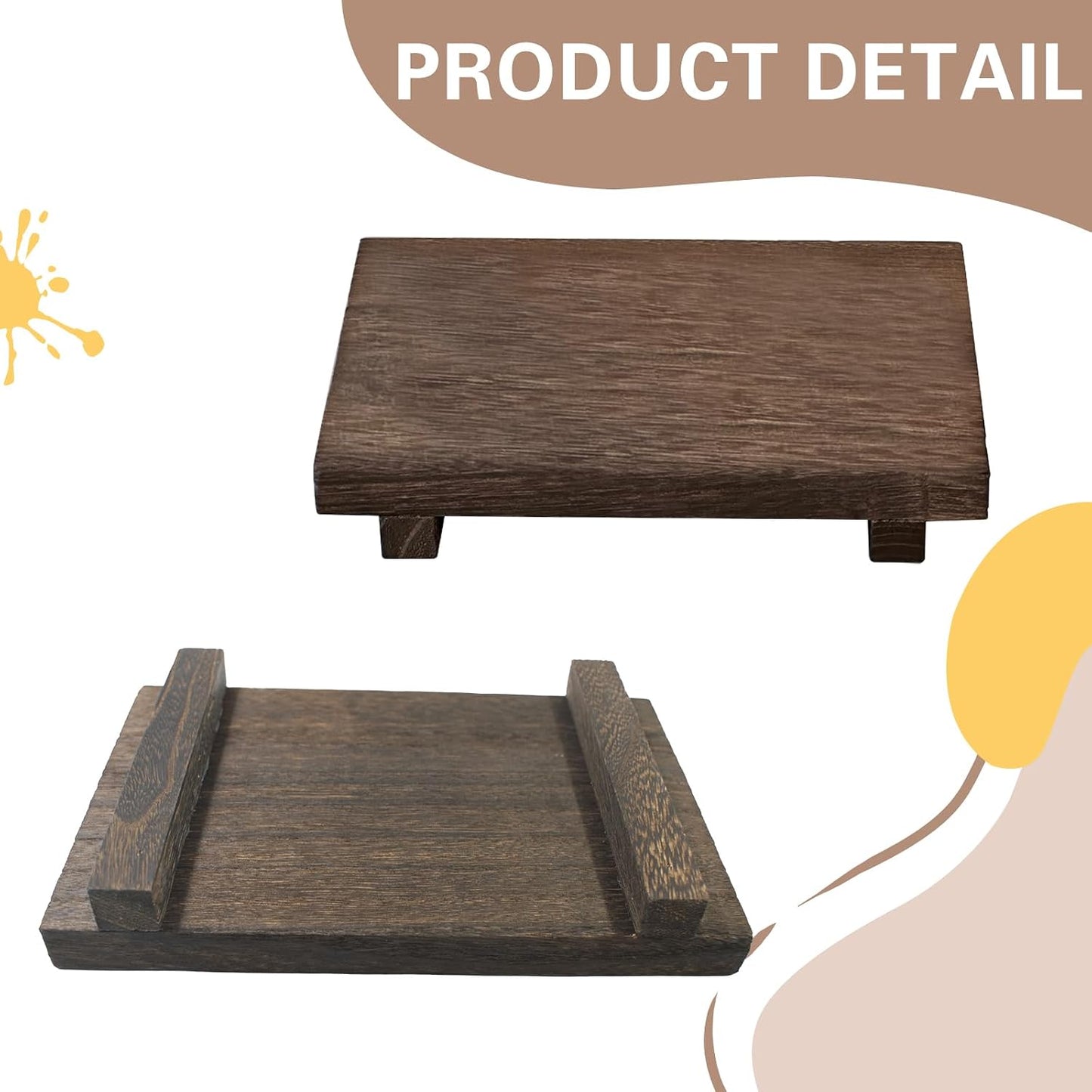 Farmhouse Wooden Tray / Set of 2