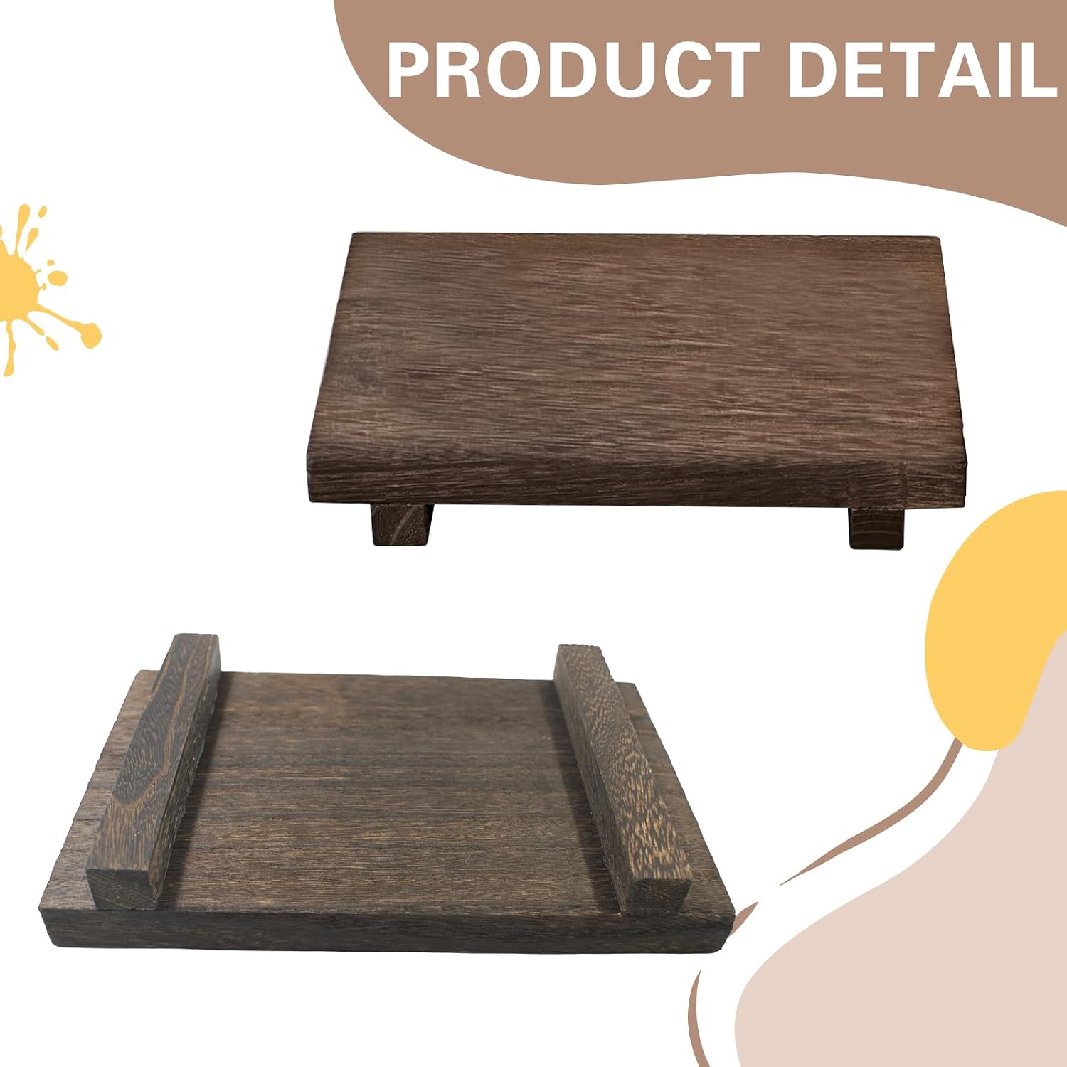 Farmhouse Wooden Tray / Set of 2
