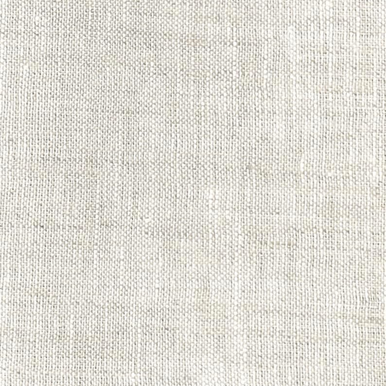 Signature Linen™ by D'Moksha Light Natural Dinner Napkins Set of 4, 20 x 20 Inch Cloth Napkins, 100% Pure Linen