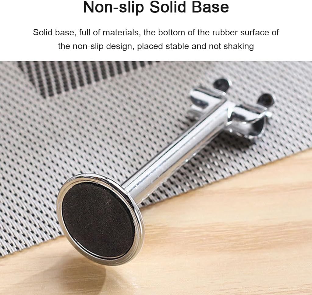 Small Size Table Number Holders,Stainless Steel Place Card Holder for Photos Food Signs Weddings Restaurants
