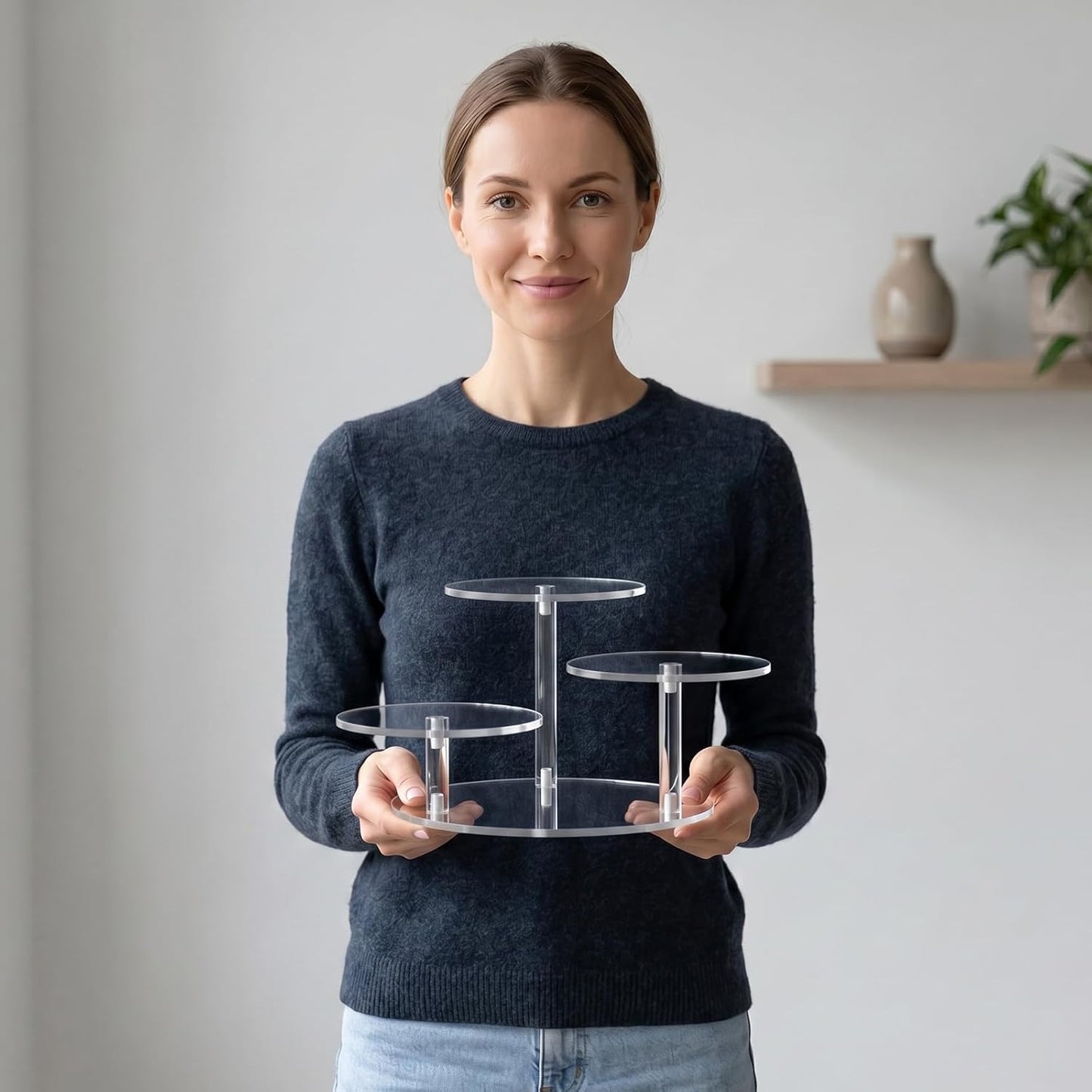 Acrylic Display Stand for LEGO Botanical Collection Sets / Clear