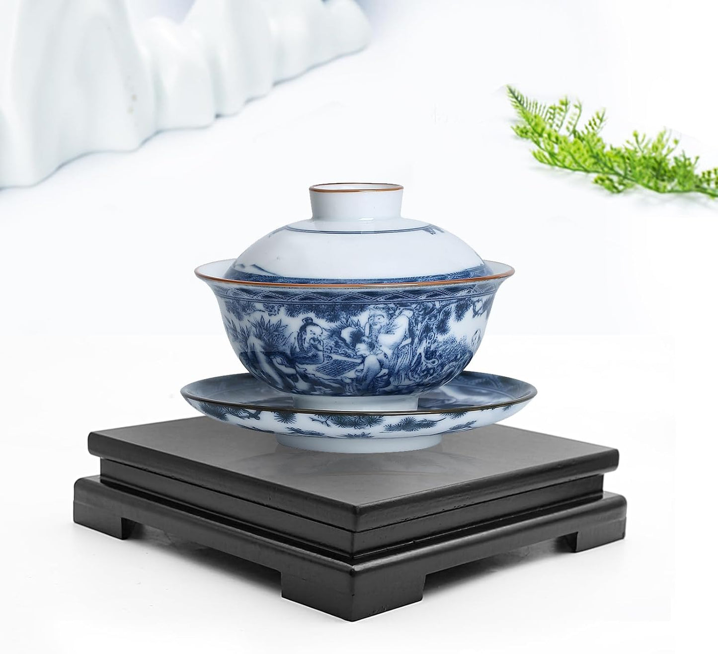 Wooden Display Stand Square Display Base Display Risers Square Vase Riser Teapot Aquarium / Wood
