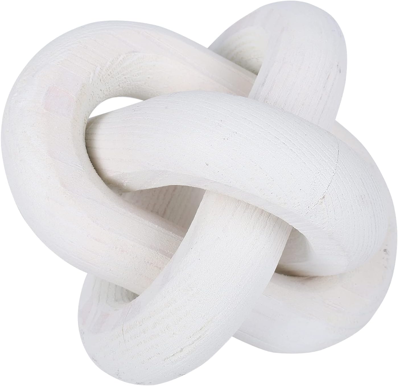 Wood Knot Decor / White