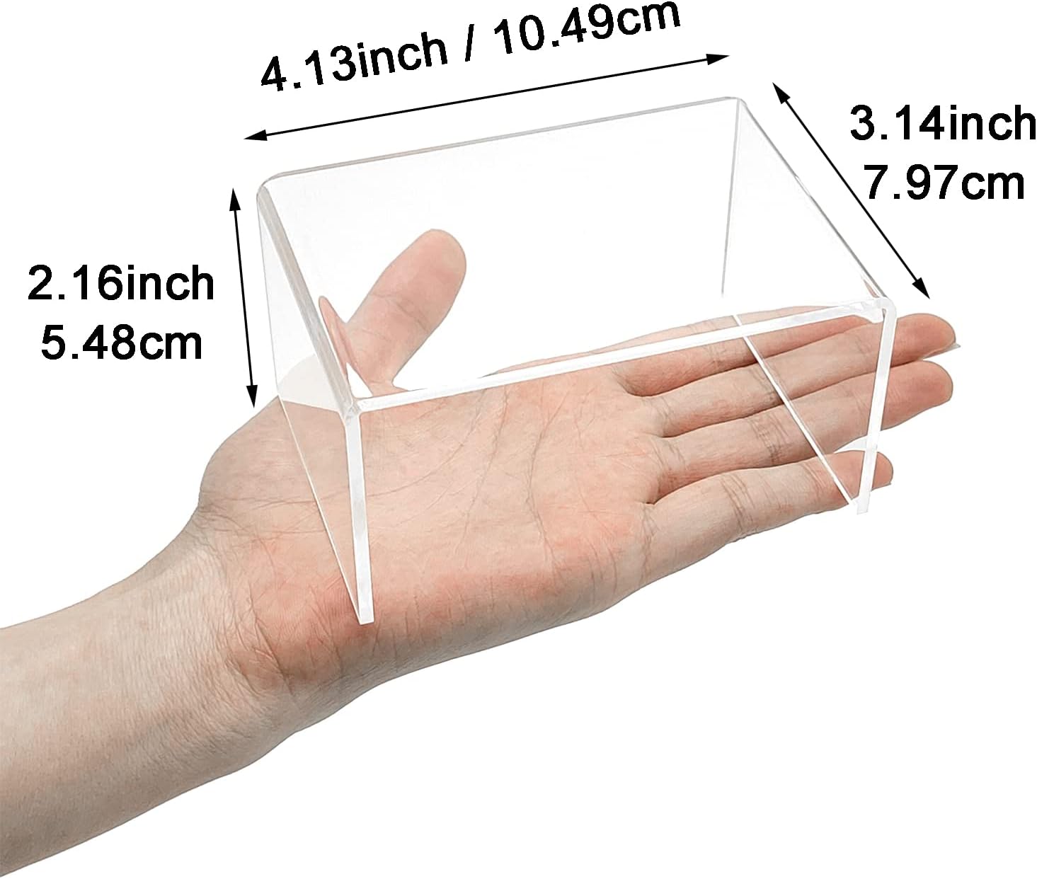 Acrylic Display Risers Product Stand / Clear / Set of 8