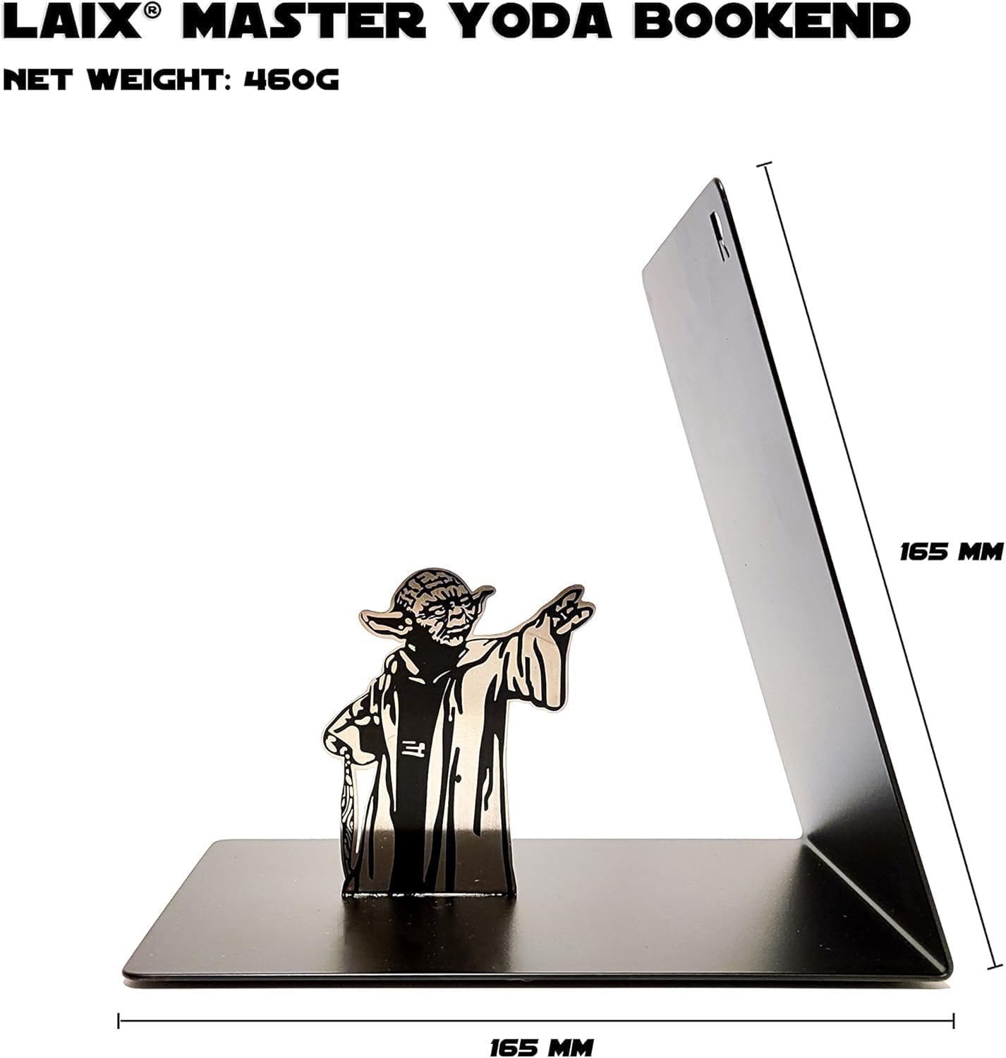 Master Yoda Force Metal Bookend