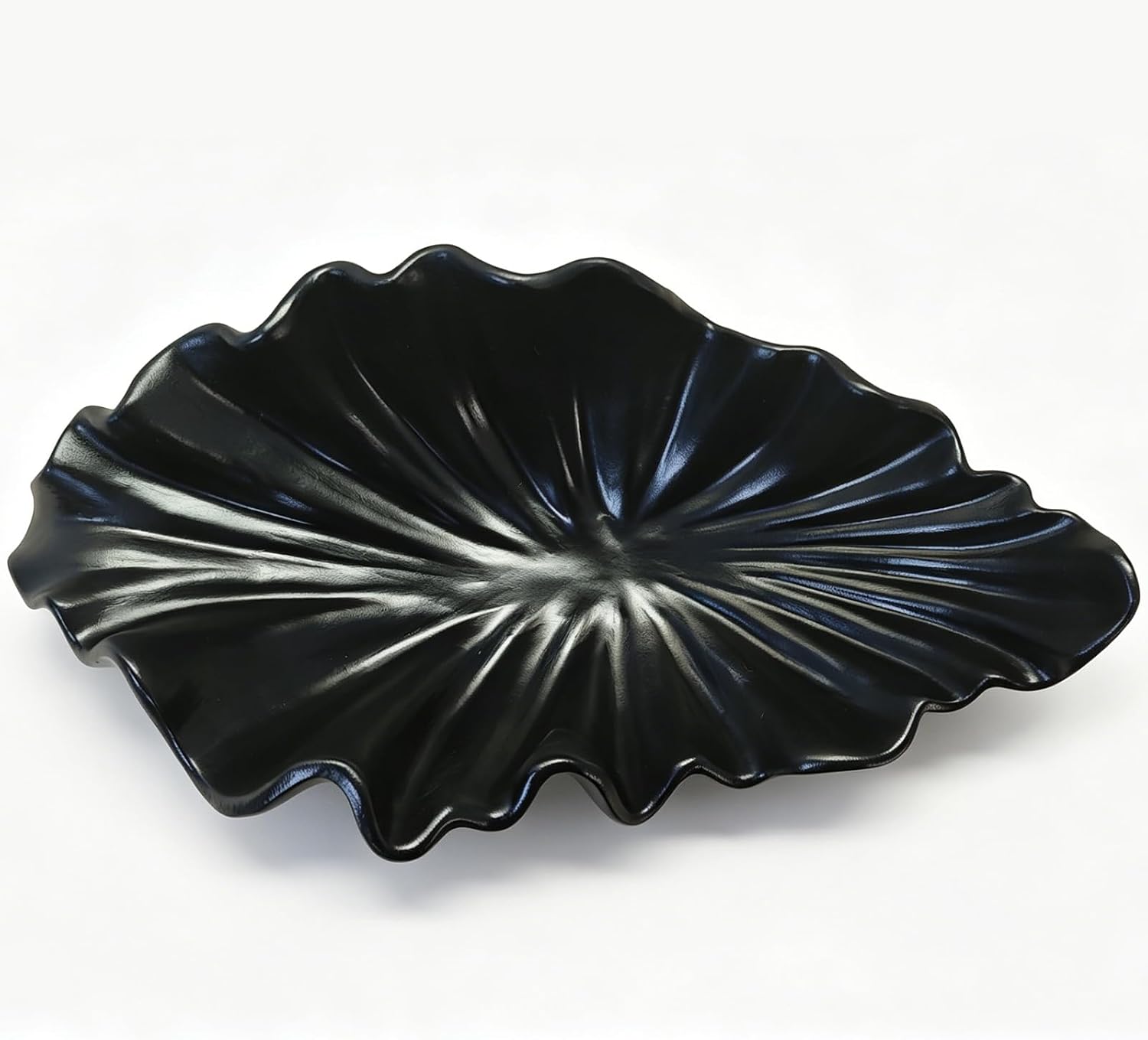 Large Decorative Bowl / Black / 16" Large