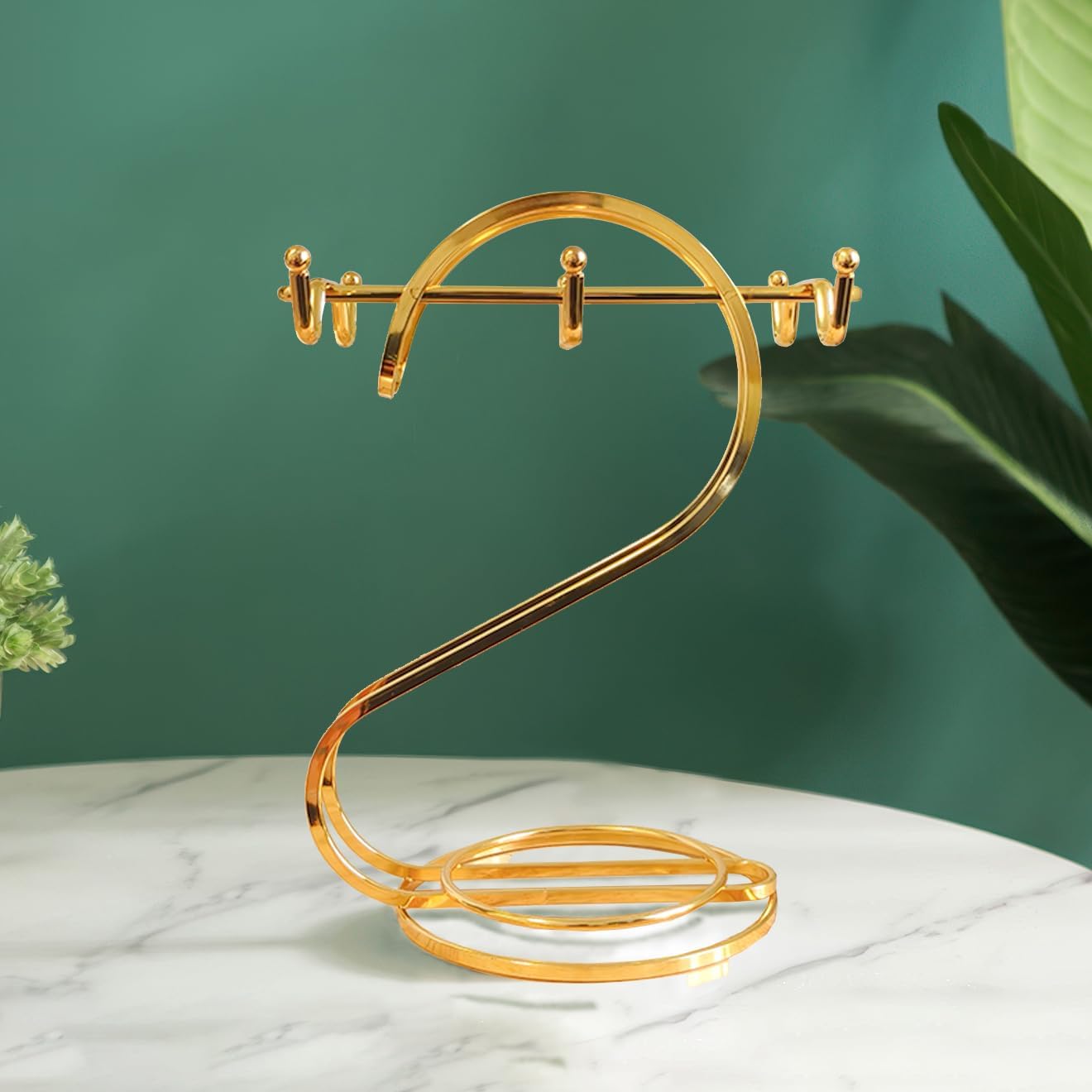 Coffee Mug Holder Metal,Mug TeaCups Holders Countertop,Coffee Mug Tea Cup Stand Storage Rack Tabletop Counter 6